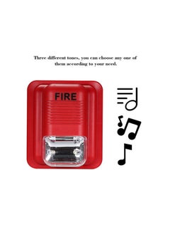 NIBEMINENT LED Fire Warning Strobe Alarm Red 15.2x6.3x12.2centimeter  - Image 5