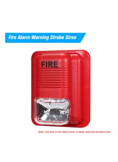 NIBEMINENT LED Fire Warning Strobe Alarm Red 15.2x6.3x12.2centimeter  - Image 2