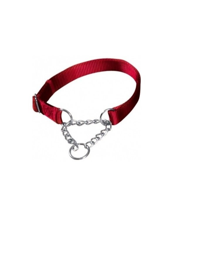 Trixie Premium Semi-Choke Red Collar For Dogs - Image 1