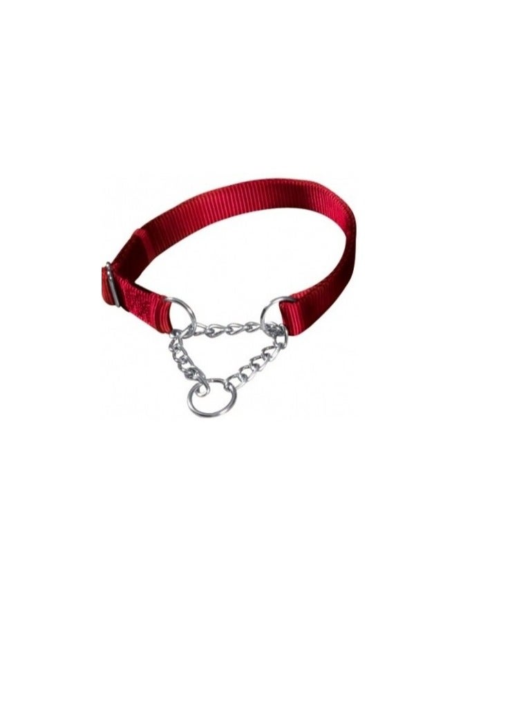 Trixie Premium Semi-Choke Red Collar For Dogs - Image 2