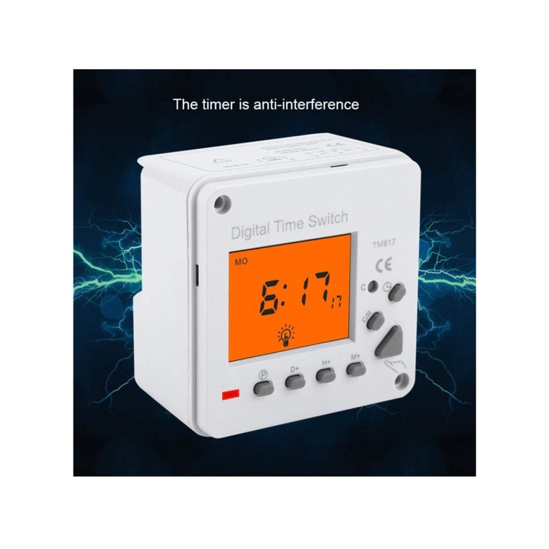 SOLARAE Digital Timer Electric Programmable Smart Control Switch Timer with Backlight Display for Household Appliance Advertising Board Road Lamp Neon Light(220v)… - Image 4
