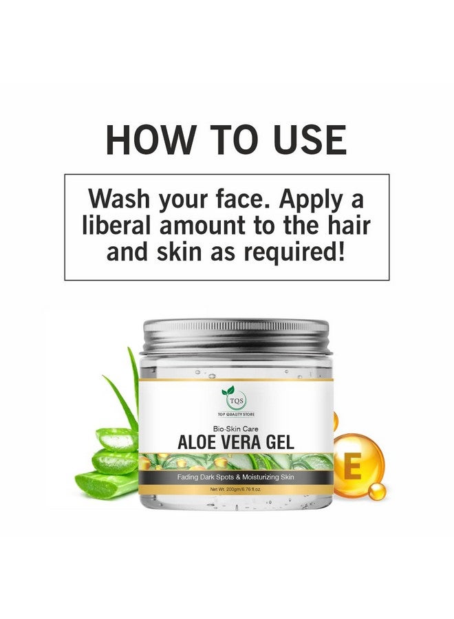 TQS Bio-Skin Care Aloe Vera Gel for Dark Spots and Moisturizing, 200g - Image 5