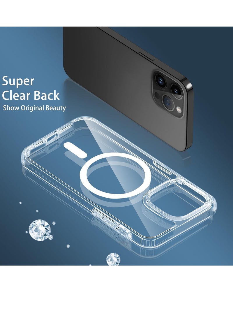 ELTRAZONE IPHONE 15 PRO MAX MAGNETIC CASE [5 IN 1] WITH 2X SCREEN PROTECTORS + 2X CAMERA LENS PROTECTORS, MILITARY PROTECTION, ANTI-YELLOW, SHOCKPROOF, SLIM MAGNETIC COVER FOR IPHONE 15 PRO MAX 6.7 INCH - Image 2