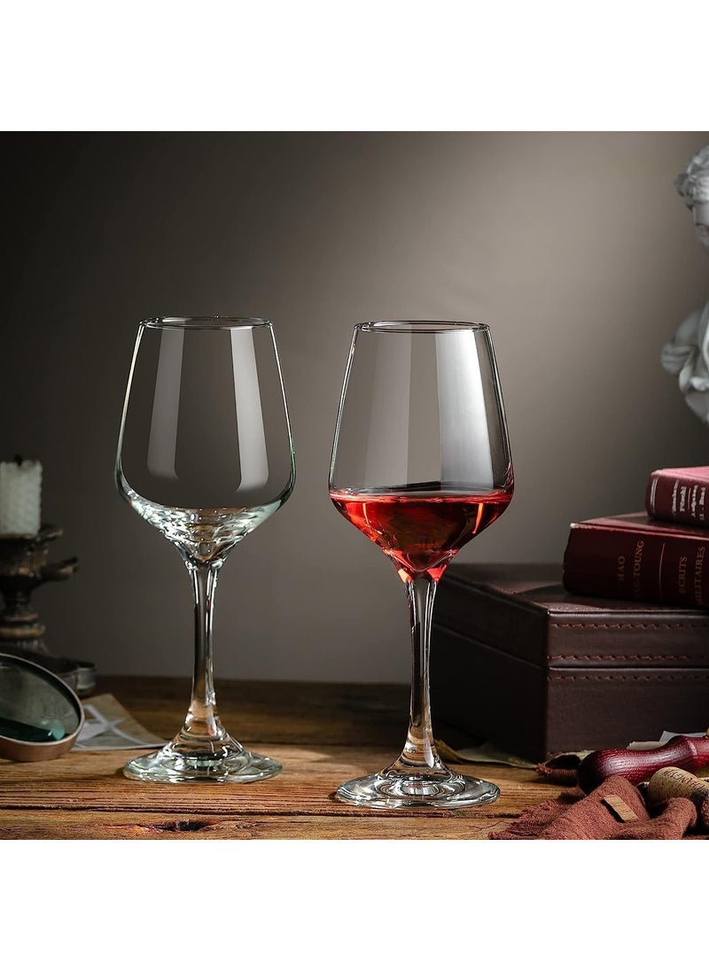 smart serve Smartserve Premium Wine Glass Set Set of 6 250ml Elegant Soda Lime Glasses for Wine Cocktails Everyday Enjoyment Perfect for Gifting Special Occasion Gift Box  - Image 1