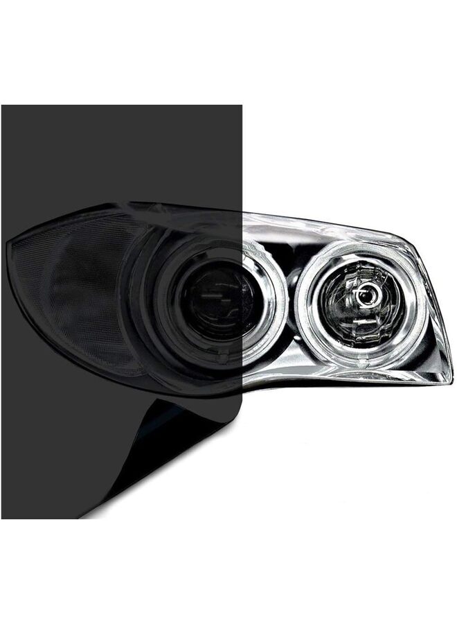 Air-Tint Dark Black Headlight Taillight Tint Air-Release Vinyl Wrap Film Roll (60 Inch x 180 Inch (Large roll) - Image 4