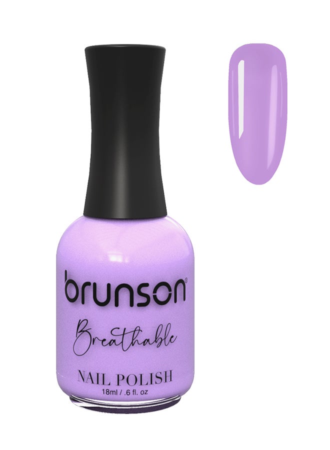 brunson Breathable Nail Polish Halal nail polish Wudu friendly Quick-Dry Vegan long lasting but easy peel off   18ml BH198