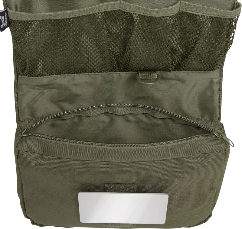 Brandit Toiletry Bag Medium and Large Toiletry Bag with Mirror for Outdoor Use - Image 4
