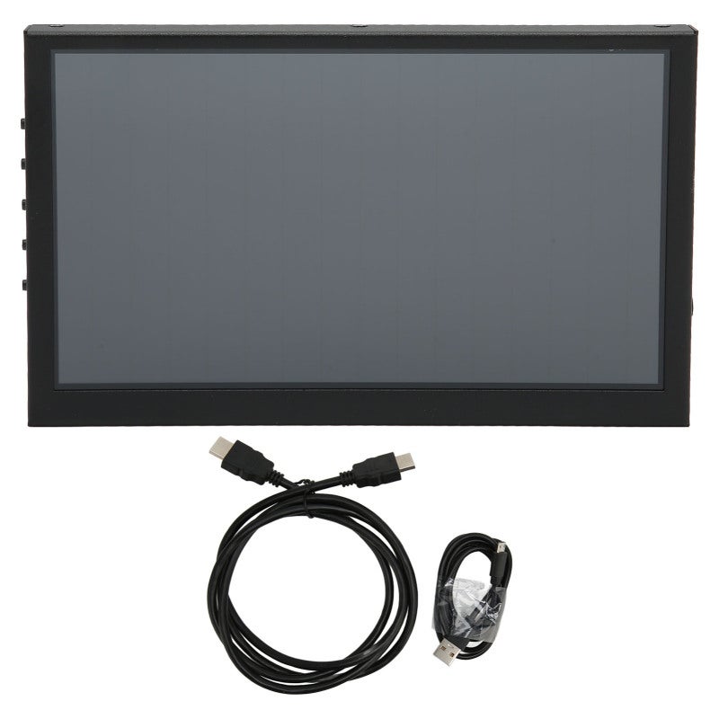 7 Inch Monitor IPS Panel Portable 1024 x 600 LCD Display - Dual Speakers Mini Computer Second Screen for Raspberry Pi - Image 1