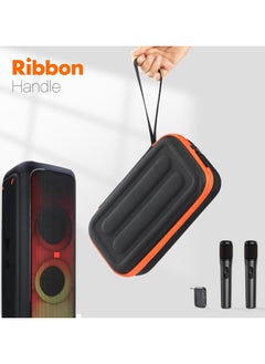 ماركة غير محددة إيفا حالة التخزين المحمولة لـ JBL PartyBox ميكروفون لاسلكي قابل للشحن ميكروفونات حقيبة السفر غطاء الحالة الوقائية (إصدار البطارية)  - Image 5