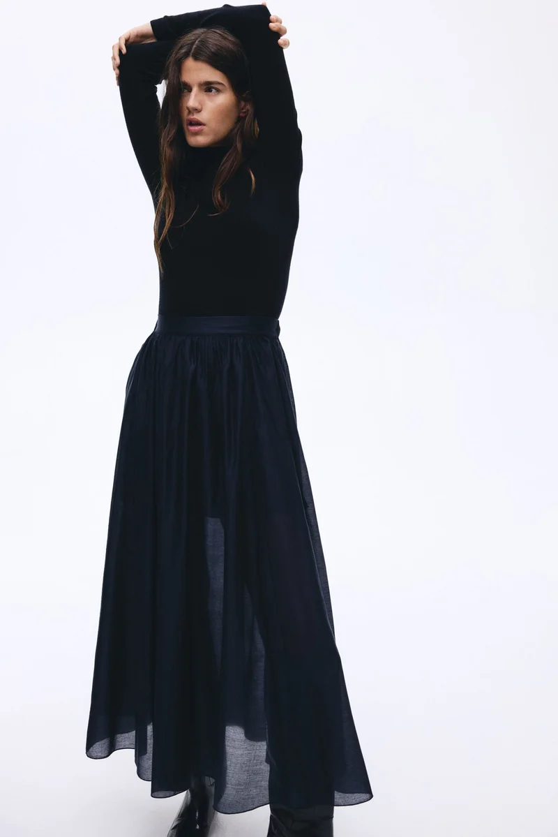 H&M A-line midi skirt