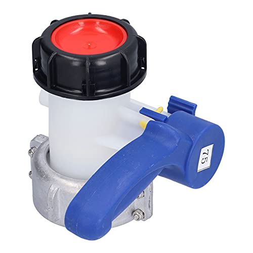 Qinlorgo IBC Tank Replacement Valve, DN50 75mm Coarse Thread IBC Tote Valve, ABS + Aluminum Alloy Water Tank Adapter, for IBC Tank, Chemical Barrels - Image 1