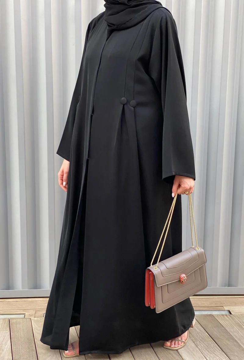Moistreet Flared Sleeve Abaya Set