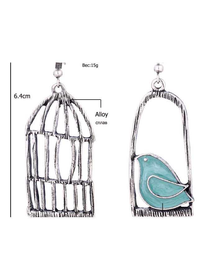 NIBEMINENT Fashion Personality Creative Bird Cage Lady Earrings  - Image 2