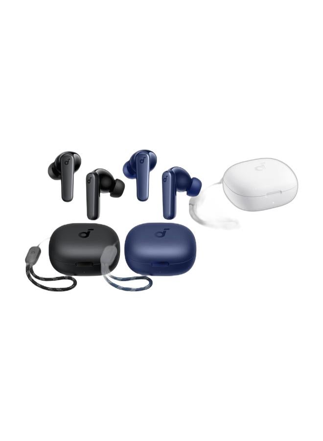 Soundcore P20i True Wireless Earbuds, 10mm Drivers with Big Bass, 30H Long Playtime, IPX5 Water-Resistant, 2 Mics for AI Clear Calls, 22 Preset EQs, Customization via App Blue & P20i Bluetooth Earphones, 10mm Drivers with Big Bass True Wireless Earbuds, Bluetooth 5.3, 30H Playtime, IPX5, 2 Mics for AI Clear Calls, 22 Preset EQs, Customization via App White & P20i Bluetooth Earphones, 10mm Drivers with Big Bass True Wireless Earbuds, 30H Playtime, IPX5, 2 Mics for AI Clear Calls, 22 Preset EQs, Customization via App Black Bundle - Image 1