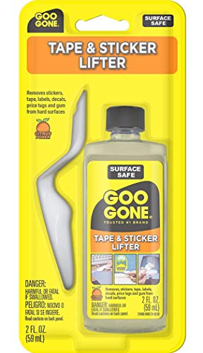 Goo Gone Sticker Lifter Adhesive and Sticker Remover 2 Ounce Citrus Power Removes Stickers Tape Labels Decals Tags and Gum