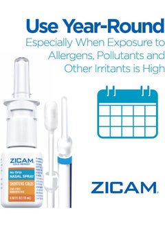 ZICAM Triple Action Nasal Allclear Cleanser With Cooling Menthol Protect Soothe, Sinus Relief Drug-Free 20 Count  - Image 5