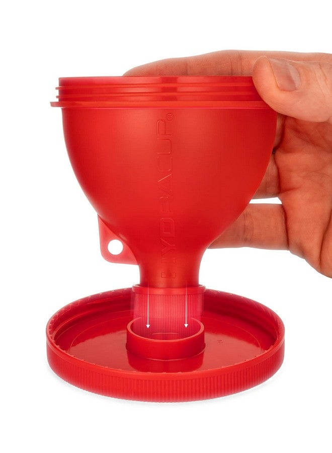 Hydra Cup [6 Pack] ProStand Funnel Set w/Stand for Filling Water Bottles, Shaker Bottles w/Protein Powder, Supplement Storage Set, Take to Go or Kitchen Use, Keychain for Shaker Cup, BPA Free - Image 2