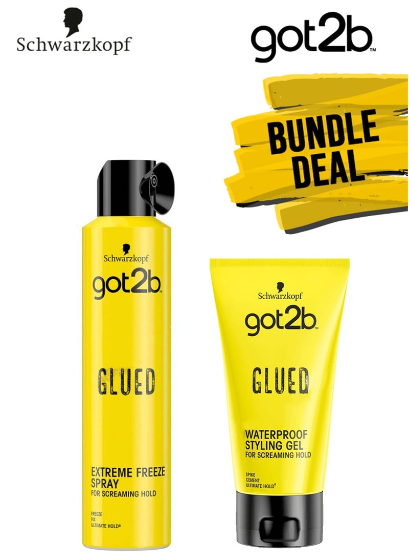 جوت تو بي رذاذ التجميد بالغراء اللاصق مع جل التصفيف اللاصق - Image 1