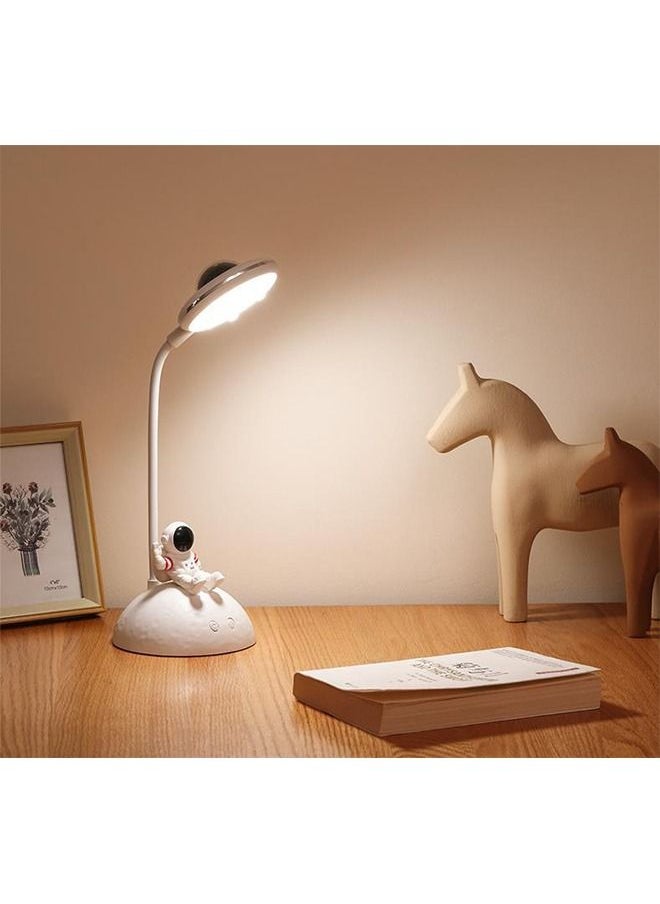 Generic - Dimmable USB Rechargeable Kids Desk Lamp with Projection Pencil Holder Lamp for Working, Reading and Studying - Image 1