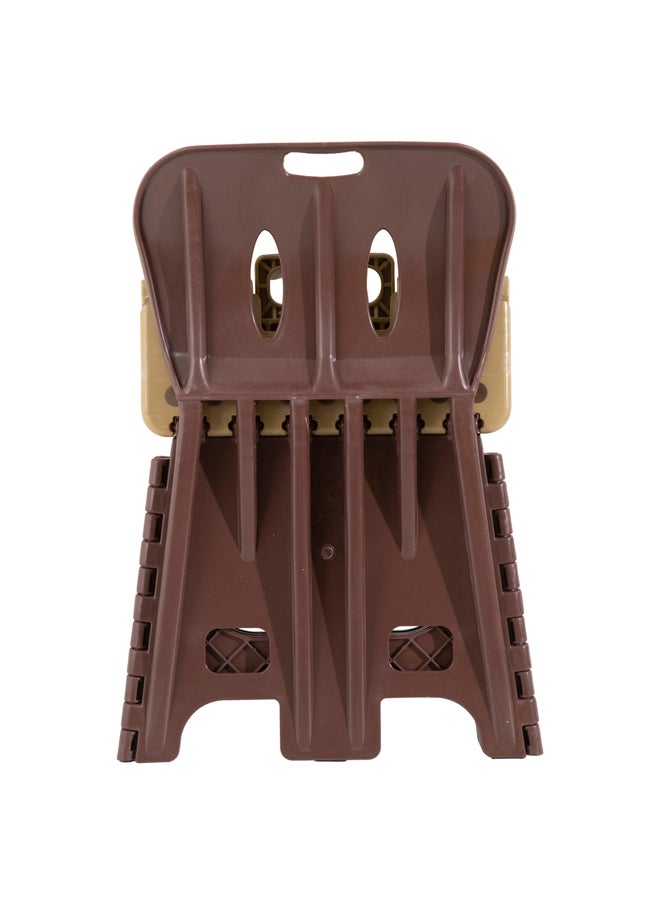 AL SANIDI Multi-Purpose Chair Camping Chair Brown*Beige Size 22*29*47 Cm  - Image 4