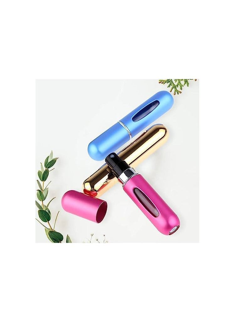 ORiTi - 8 Pcs of 5ml Portable Mini Refillable Perfume Atomizer Bottle Refillable Perfume Spray Scent Pump Case - Image 1