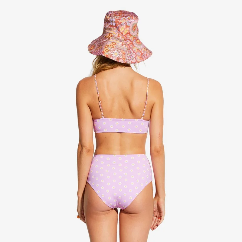 بيلابونج Good Times Hi Retro Reversible High Leg Bikini Bottom - Women