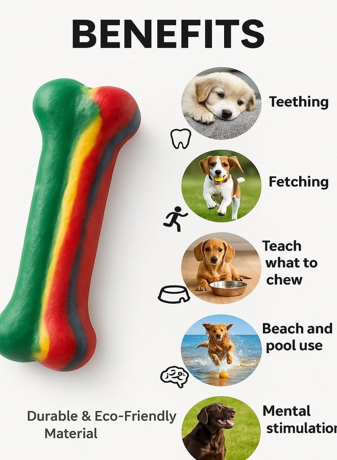 swacch Large Rubber Bone Chew Toy for Dogs - Image 5