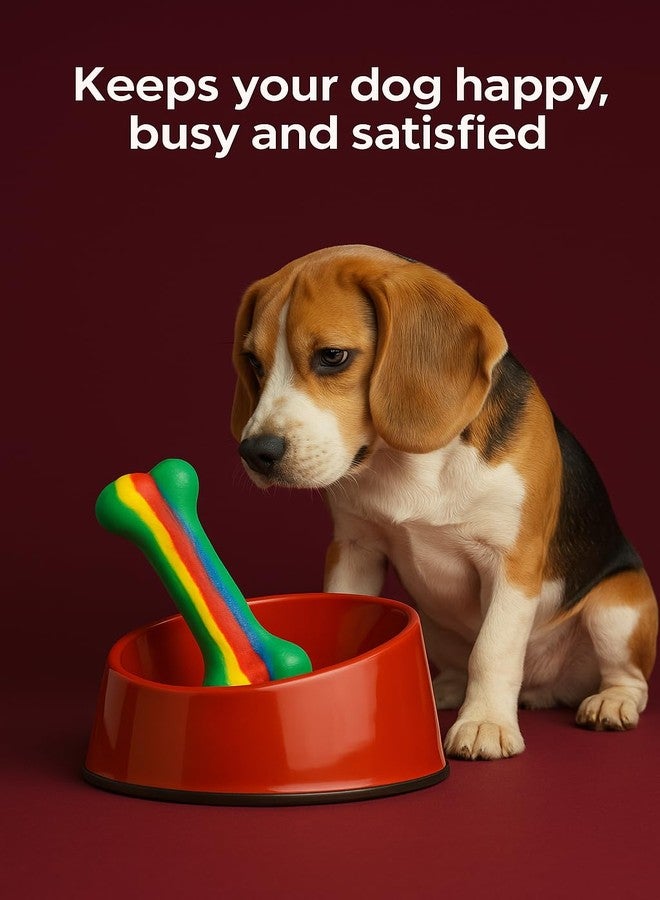 swacch Large Rubber Bone Chew Toy for Dogs - Image 3