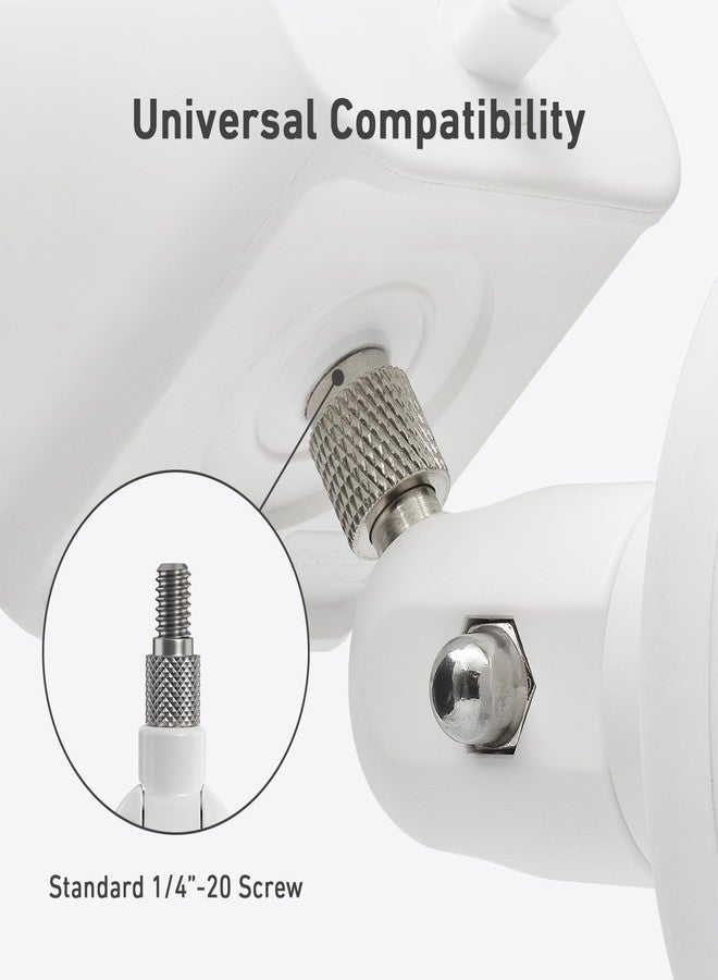 Holicfun No-Drill Magnetic Mount for Outdoor/Indoor Security Cameras and Solar Panels, Universally Compatible with Ring, Blink, Eufy, Wyze, Google Nest, Arlo, Simplisafe, and More (White) - Image 5