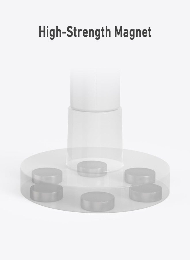 Holicfun No-Drill Magnetic Mount for Outdoor/Indoor Security Cameras and Solar Panels, Universally Compatible with Ring, Blink, Eufy, Wyze, Google Nest, Arlo, Simplisafe, and More (White) - Image 3