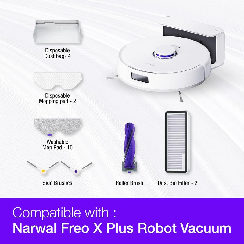 NARWAL NARWAL Robot Vacuum and Mop Replacement Part Accessories Replacement Compatible with Freo X Plus  - Image 3