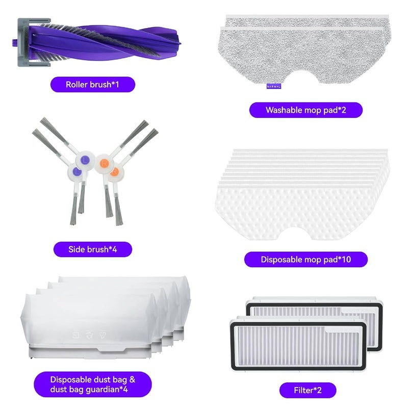 NARWAL NARWAL Robot Vacuum and Mop Replacement Part Accessories Replacement Compatible with Freo X Plus  - Image 2