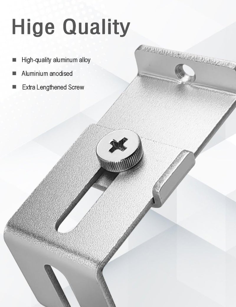 ILIVABLE قفل شاحن للمأخذ ILIVABLE قفل معدني قابل للتعديل يؤمن بشكل محكم قابس الطاقة من الانفصال فضي 1 عبوة - Image 5