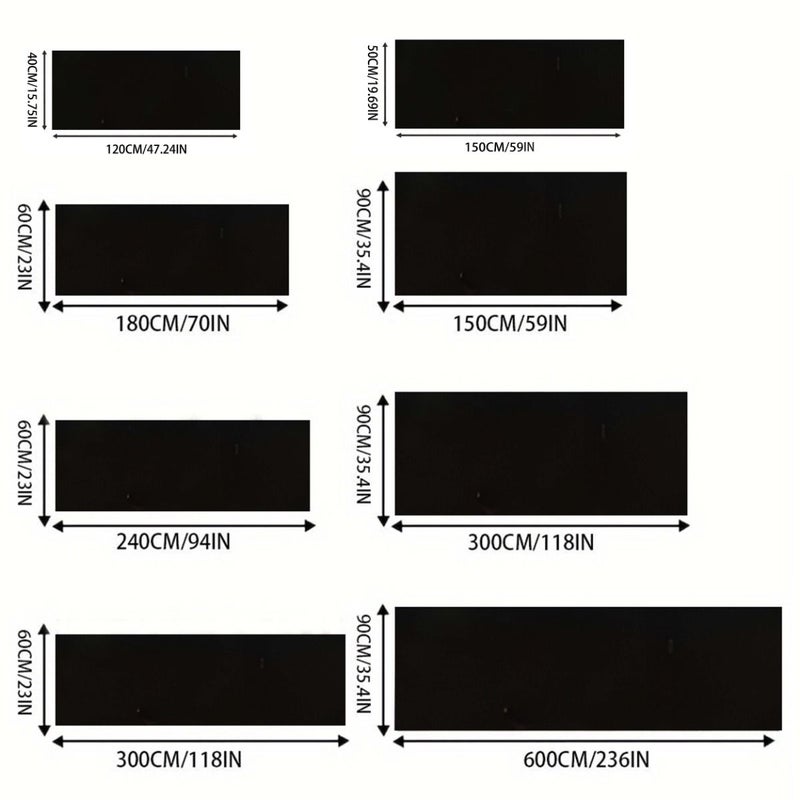 A Heavy Duty Black Sports Style Motorcycle Mat 23 62x94 Inch 60x240cm Long Carpet For Garage Racing Bike Parking Indoor Decoration Easy To Store And Maintain - Image 4
