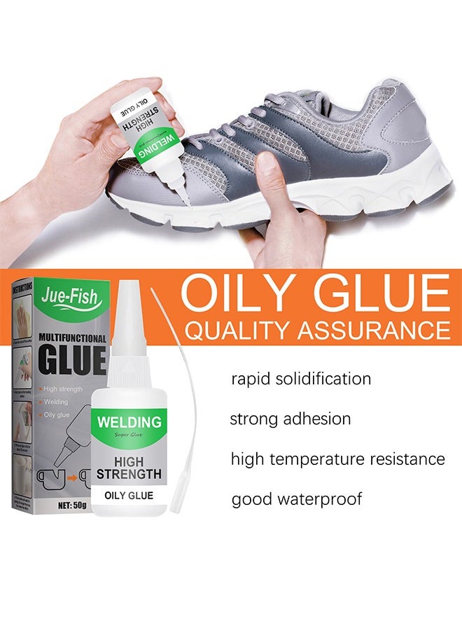 JUE-FISH Jue Fish Glue, Multi-Purpose Glue, Welding High-Strength Oil Glue, Multi-Purpose Super Glue, Uniglue Universal Super Glue, Suitable For Tiles, Glass, Wood, Shoes  - Image 4