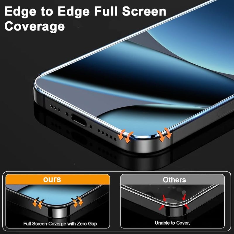 STP FEEL® Premium Tempered Glass Screen Protector Guard Compatible For IQOO 15 5G (Ultrasonic Fingerprint Working) (6.85 Inch, Pack of 1) | Edge to Edge Coverage With Easy to installation kit - Image 4