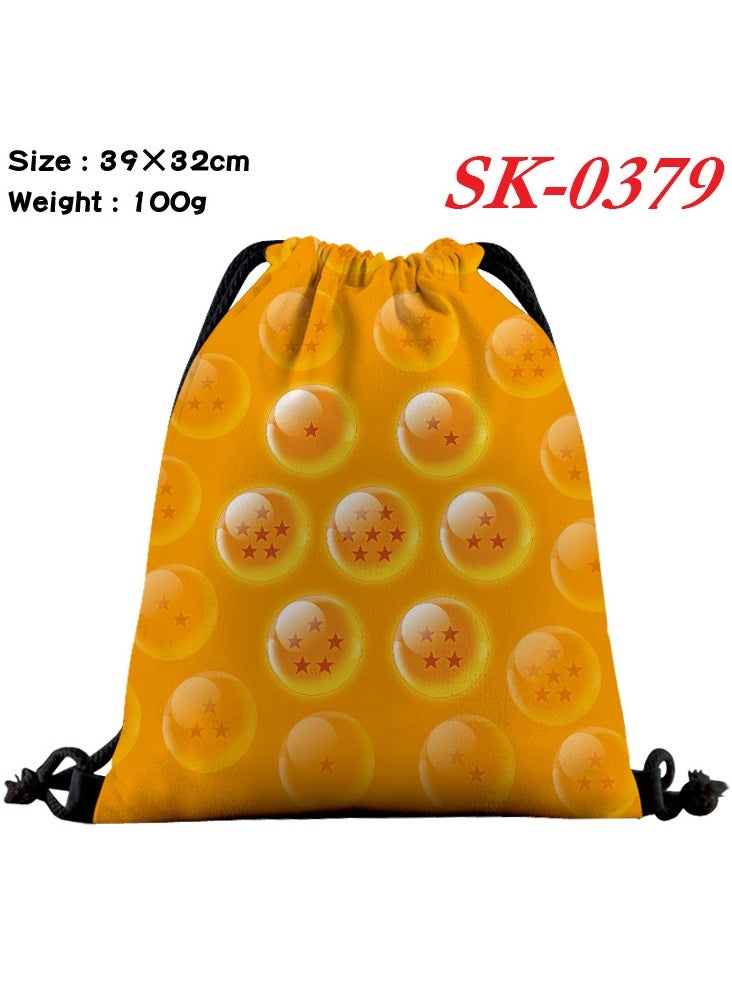 Simple Drawstring Bag Drawstring Bag Storage Bag Drawstring Pocket Nylon Backpack 39*32cm