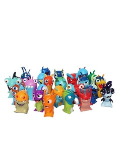 Slugterra Slugs 24-Piece Set of Poppy Launcher Sprigs - Collectible Toy Figurines, Approximately 4-5cm Tall, Plastic, Home Decor, Gifts