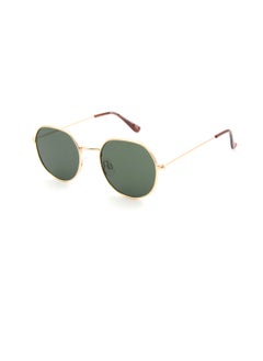 MADEYES Women's UV Protection Sunglasses EE23M507-1 - Gold/Brown  - Image 1