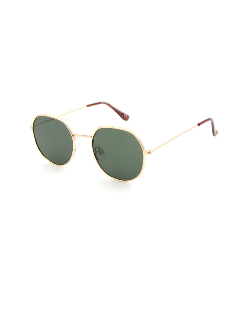 MADEYES Women's UV Protection Sunglasses EE23M507-1 - Gold/Brown  - Image 1