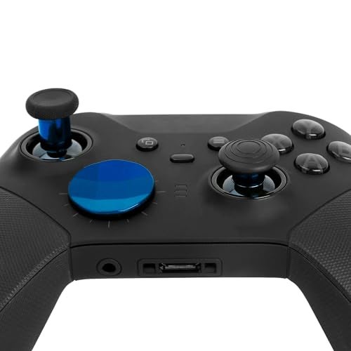 marspell 13 in 1 Metal Thumbsticks for Xbox One Elite Series 2, Elite Series 2 Core Controller Parts, Gaming Accessory Replacement, Metal Mod 6 Swap Joysticks, 4 Paddles, 2 D-Pads, 1 Tool(Plating Blue) - Image 3