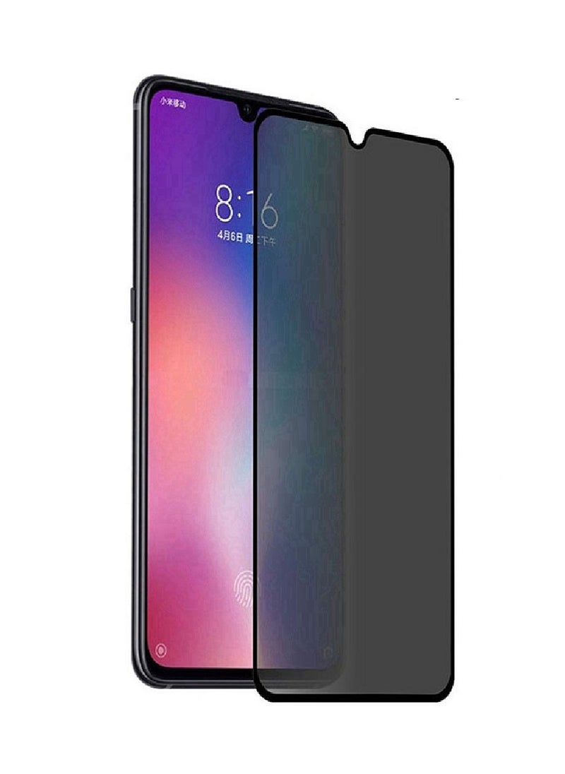 we3 Tempered Glass Screen Protector Anti-Spy Privacy Designed For Xiaomi Redmi 9 Full Screen Coverage And Bubble Free  - Image 1