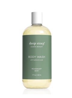 Deep Steep Body Wash with Hyaluronic Acid for Optimal Skin Hydration 17oz (Rosemary Mint) - pzsku/Z4A29E7752C5E656D7278Z/45/_/1740518723/aa9af291-7e2c-44a6-ae9c-e684c80bb29d