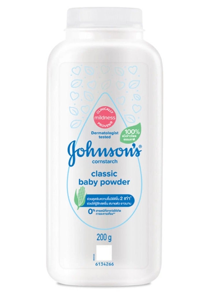 Johnson's Baby Cornstarch Classic Powder 200g