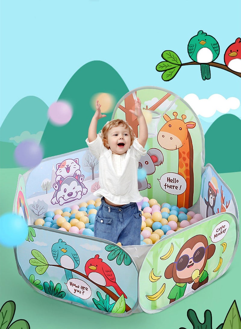 Sharpdo Kids Ball Pit Pool Play Tent, Toy Ball Play Pool Foldable Play Tent for Kids Toddlers Girls Boys Indoor and Outdoor, Balls Not Included. - Image 2