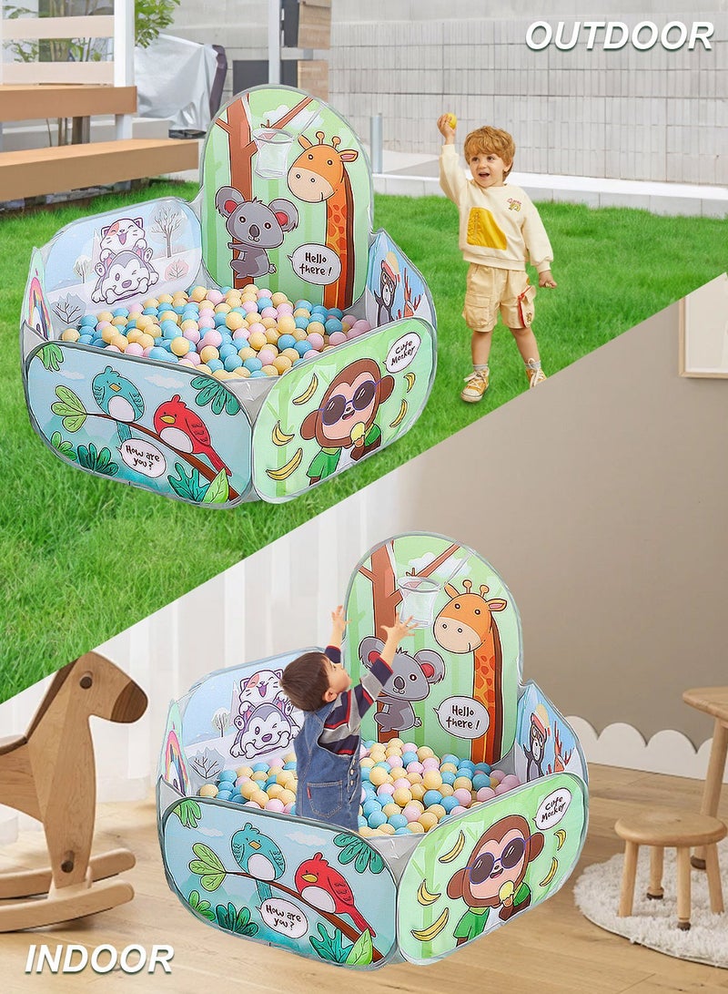 Sharpdo Kids Ball Pit Pool Play Tent, Toy Ball Play Pool Foldable Play Tent for Kids Toddlers Girls Boys Indoor and Outdoor, Balls Not Included. - Image 4
