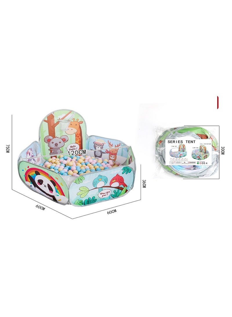 Sharpdo Kids Ball Pit Pool Play Tent, Toy Ball Play Pool Foldable Play Tent for Kids Toddlers Girls Boys Indoor and Outdoor, Balls Not Included. - Image 1