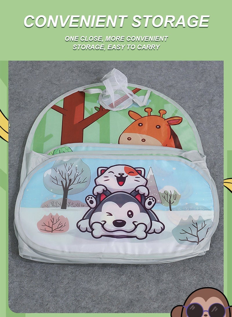 Sharpdo Kids Ball Pit Pool Play Tent, Toy Ball Play Pool Foldable Play Tent for Kids Toddlers Girls Boys Indoor and Outdoor, Balls Not Included. - Image 5