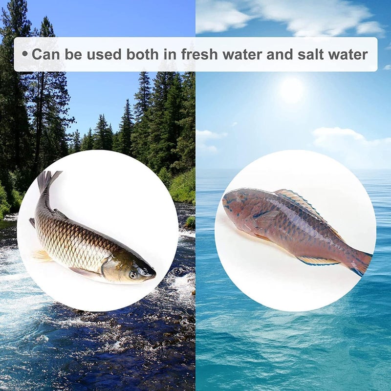 Linkstyle 120 LED Underwater Submersible Fishing Light with 6M Cord, 10.5W DC 12V 1000ML LED Fish Finder Light Attractants Lamp + Battery Clamps for Ice Fishing Boat, IP68 - Image 4