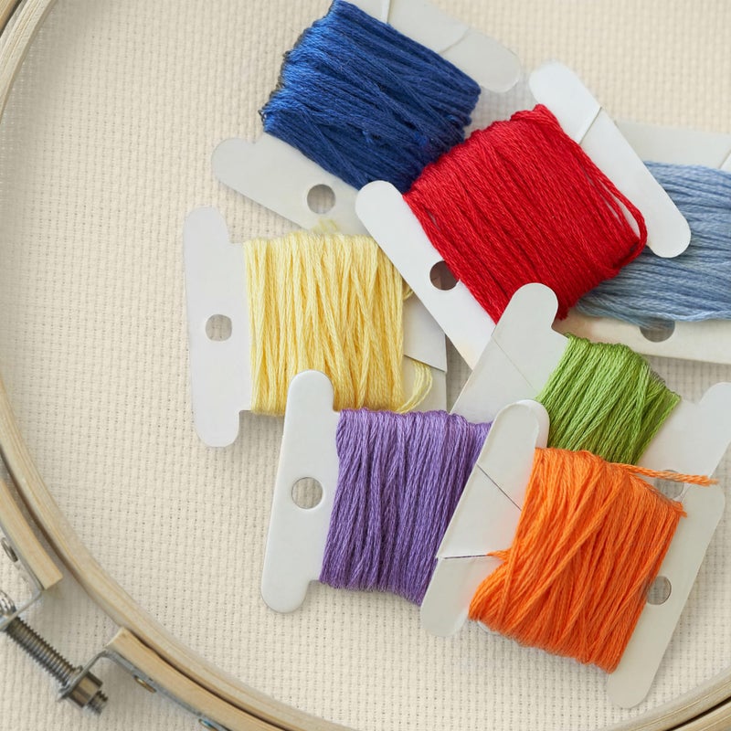 Caydo 59 x 39 Inch Beige Aida Cloth, 18 Count Classic Reserve Aida Cloth Large Size Cross Stitch Fabric for Needlework - Image 5